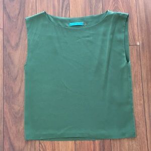 Forest green Alice and Olivia tank